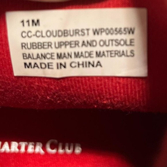 Charter Club Sz.11M Cloudburst Black Boot - Picture 4 of 6